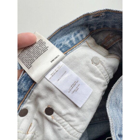 AGOLDE Criss Cross Suburbia High Rise Upsized Loose Boyfriend Jeans, Size 29 - Picture 13 of 14